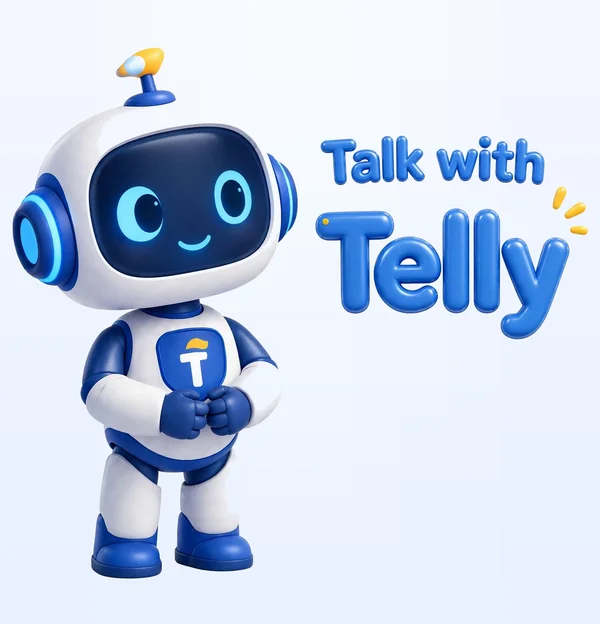 Telly, your friendly AI English speaking partner